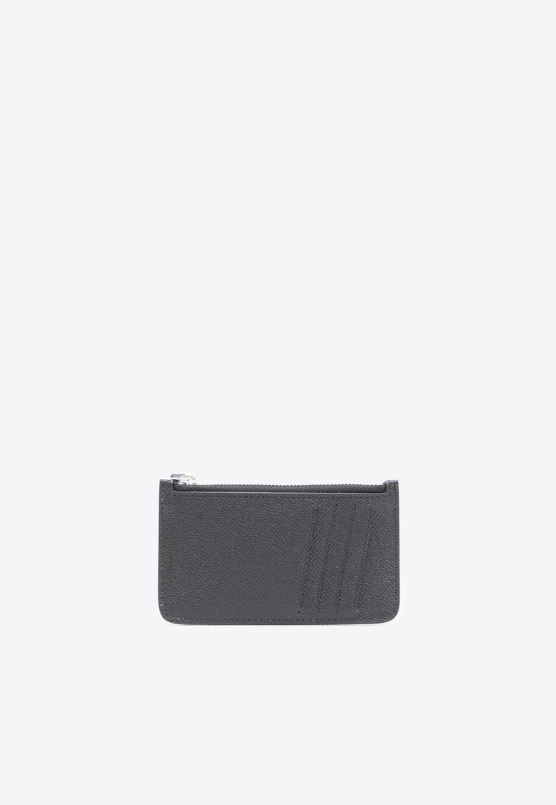 Maison Margiela Four Stitches Grain-Leather Cardholder Black SA1VX0008-P4745-T8013