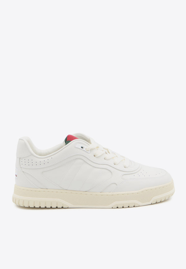 Gucci Re-Web Leather Low-Top Sneakers White 786186-AADJ9-9097