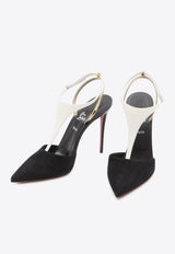 Christian Louboutin Athina 100 Suede Pumps Black 3240391-B783-BLACK