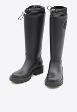 Moncler Kickstream Knee-High Rain Boots Black 4G00070-M4522-999