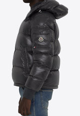 Moncler Maljasset Zip-Up Padded Jacket Gray 1A00006-5963V-921