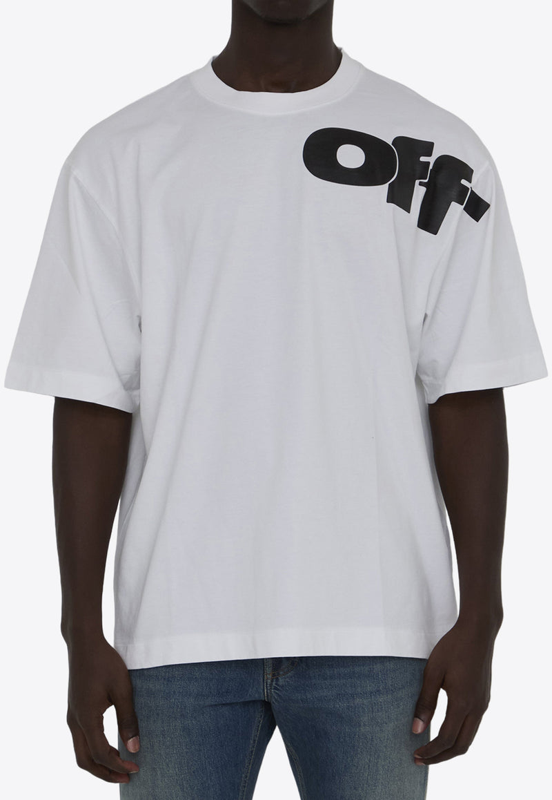 Off-White Shared Logo Skate T-shirt White OMAA120F24-JER00G-0110