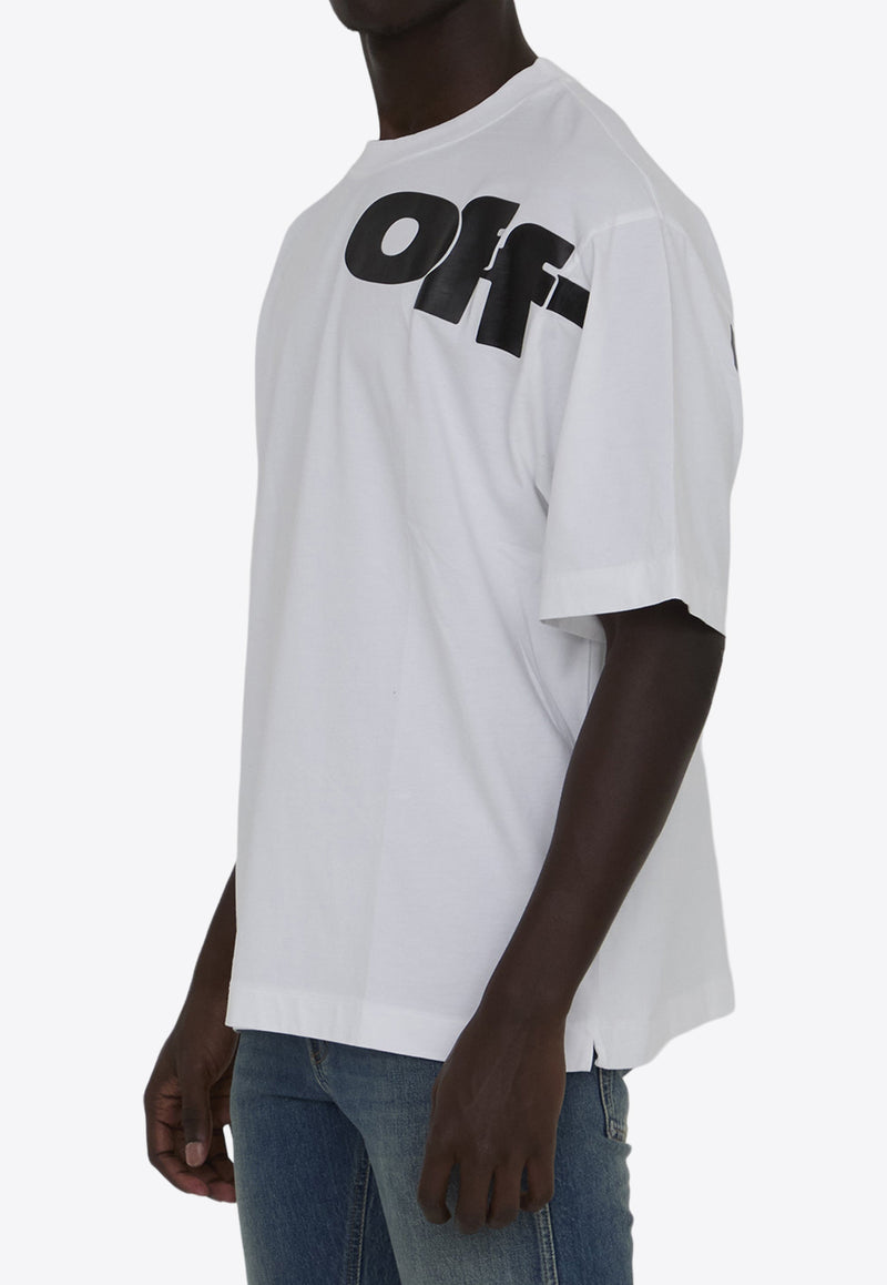 Off-White Shared Logo Skate T-shirt White OMAA120F24-JER00G-0110