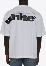 Off-White Shared Logo Skate T-shirt White OMAA120F24-JER00G-0110