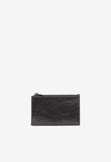 Balenciaga Crush Metal B Cardholder Black 766465-2AA65-1000