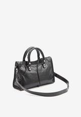 Balenciaga Small Le City Top Handle Bag in Nappa Leather Black 811442-2AA9S-1000