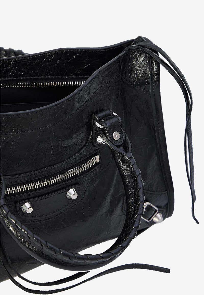 Balenciaga Small Le City Top Handle Bag in Nappa Leather Black 811442-2AA9S-1000
