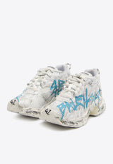 Balenciaga Runner Graffiti Low-Top Sneakers White 772774-W3RBQ-9040