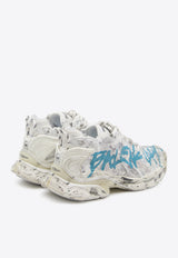 Balenciaga Runner Graffiti Low-Top Sneakers White 772774-W3RBQ-9040