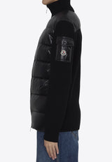 Moncler Logo Patch Padded Cardigan Black 9B00013-M1131-999