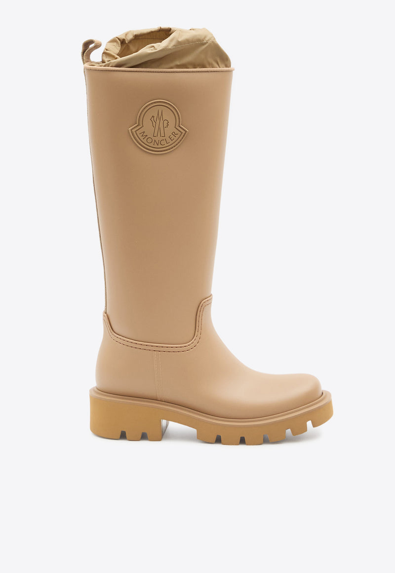 Moncler Kickstream Knee-High Rain Boots Brown 4G00070-M4522-22C