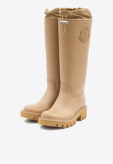 Moncler Kickstream Knee-High Rain Boots Brown 4G00070-M4522-22C