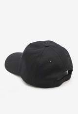 Moncler Logo Patch Baseball Cap Black 3B00014-0U162-999