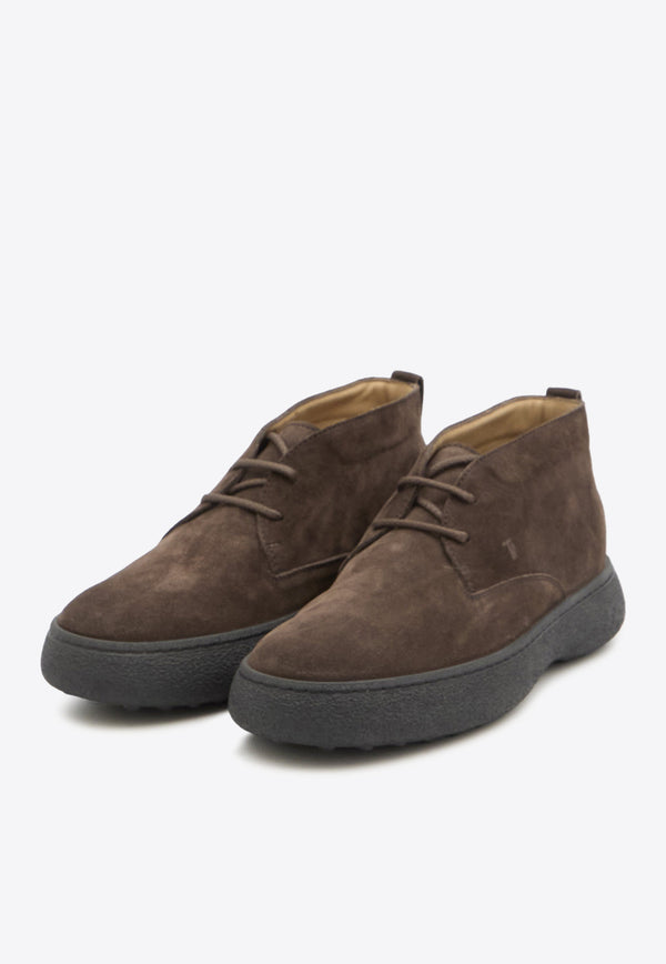 Tod's Heritage Suede Desert Boots Brown XXM06L0GK40-RE0-S800