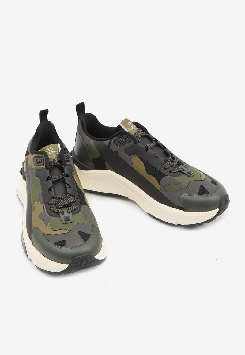 Valentino True Act Camouflage Low-Top Sneakers Multicolor 5Y2S0I62UPS--ZH9