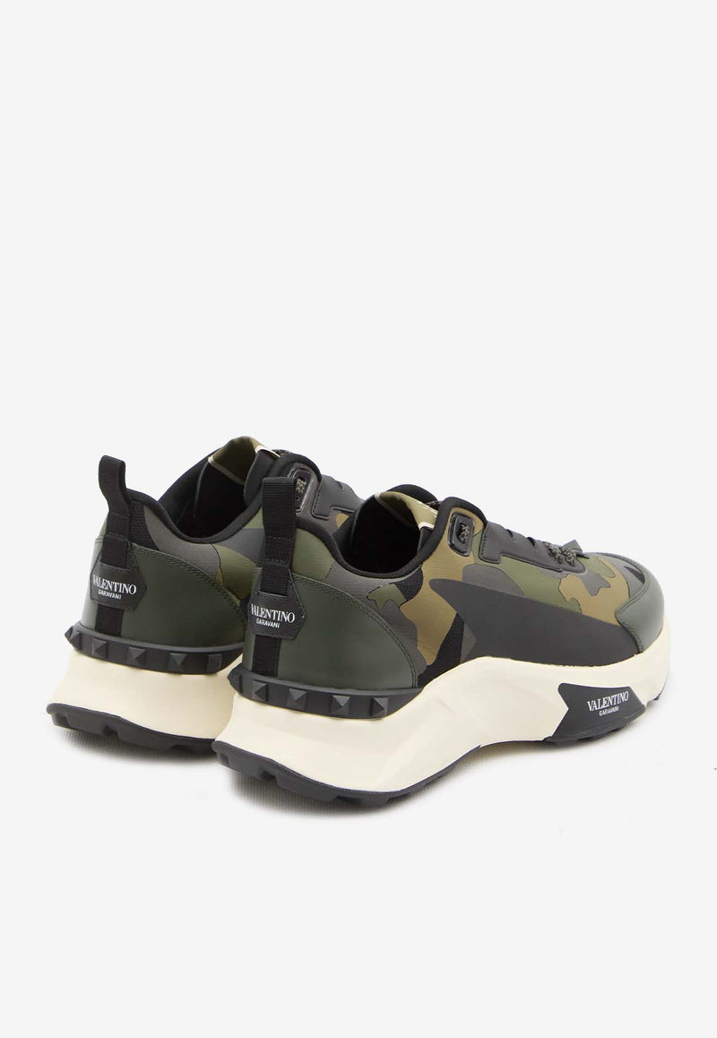 Valentino True Act Camouflage Low-Top Sneakers Multicolor 5Y2S0I62UPS--ZH9