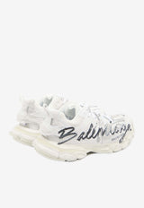 Balenciaga Track Signature Low-Top Sneakers White 542023-WTRHW-9010