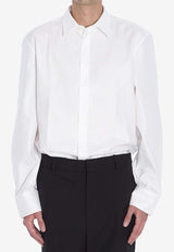 Saint Laurent Striped Poplin Shirt White 795529-Y1J11-9000