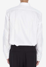 Saint Laurent Striped Poplin Shirt White 795529-Y1J11-9000