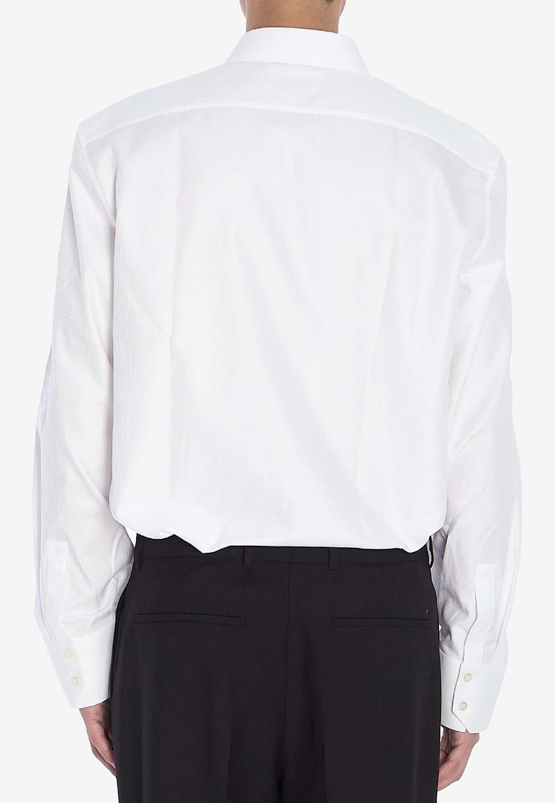 Saint Laurent Striped Poplin Shirt White 795529-Y1J11-9000