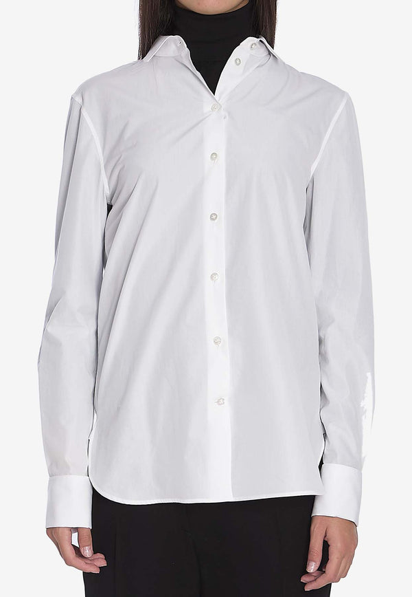 The Row Metis Long-Sleeved Formal Shirt White 7504-W2439-WHT