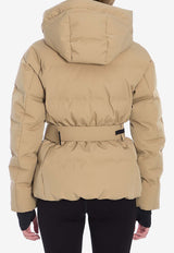 Moncler Grenoble Tolima Belted Padded Jacket Beige 1A00031-53066-226