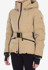 Moncler Grenoble Tolima Belted Padded Jacket Beige 1A00031-53066-226