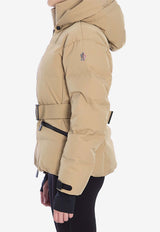 Moncler Grenoble Tolima Belted Padded Jacket Beige 1A00031-53066-226