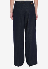 Zimmermann Illustration Wide-Leg Denim Pants Blue 1561PF241--NHTSKY