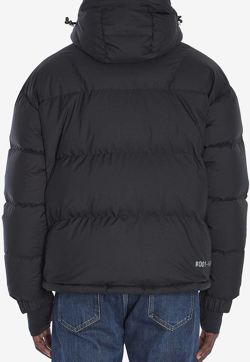 Moncler Grenoble Coraia Gore-Tex Zipped Short Down Jacket Black 1A00025-549FA-999