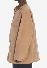 Maison Margiela Corduroy-Collar Jacket Beige S50AM0625-M35206-123