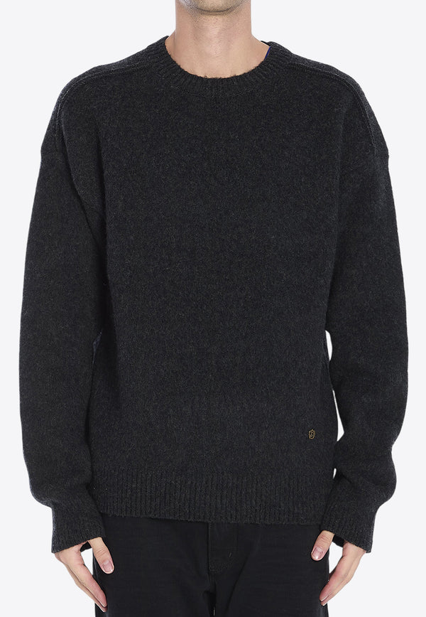 Burberry Wool and Cashmere Blend Sweater Black 8099570--C1543