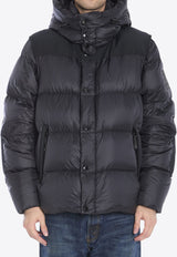 Burberry Detachable-Sleeves Puffer Jacket  Black 8096382--A1189