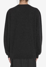 The Row Isaora Cashmere Sweater Black 8568-Y556-ENB