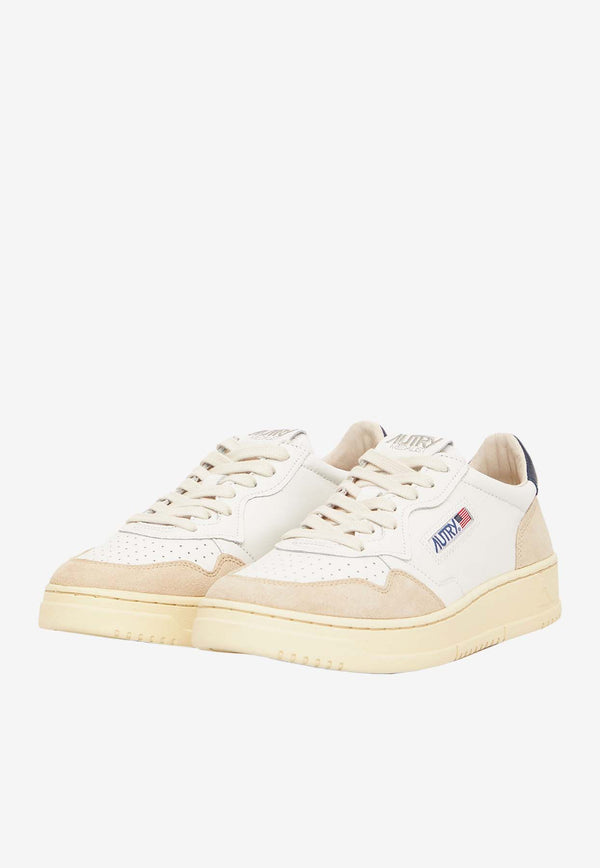 Autry Medalist Leather Sneakers White AULM-LS-28