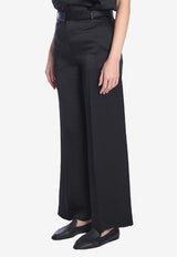 Toteme Straight-Leg Tailored Pants Black 251WRB4483-FB0344-001