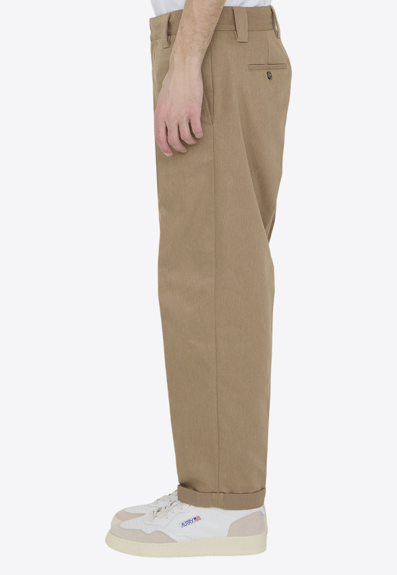 Golden Goose DB Straight Chino Pants Green GMP01190-P000786-15369