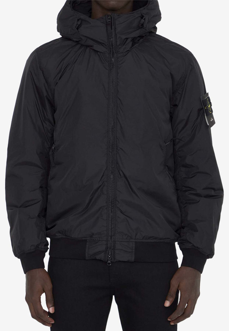 Stone Island Crinkle Reps R-Ny Hooded Jacket Black 811540823--V0029