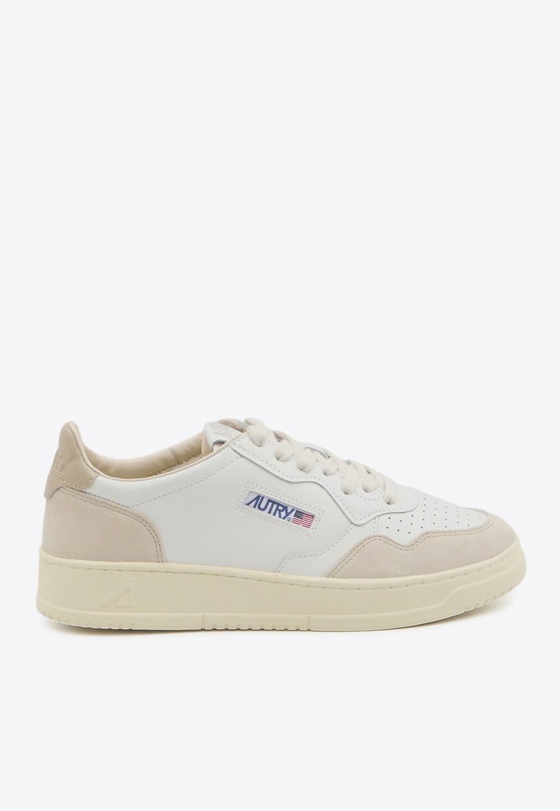 Autry Medalist Leather Sneakers White AULM-LS-58