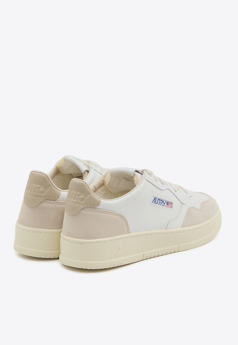 Autry Medalist Leather Sneakers White AULM-LS-58