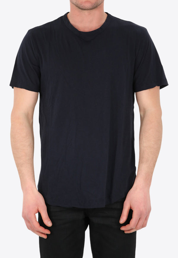 James Perse Basic Crewneck T-shirt Blue MLJ3311--DEE