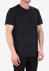 James Perse Basic Crewneck T-shirt Blue MLJ3311--DEE