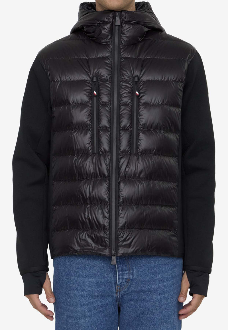 Moncler Grenoble Padded Zip-Up Hooded Jacket Black 9B00012-C9043-999