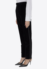 Dolce & Gabbana Velvet Tuxedo Pants Black FTC71T-FUVG7-N0000