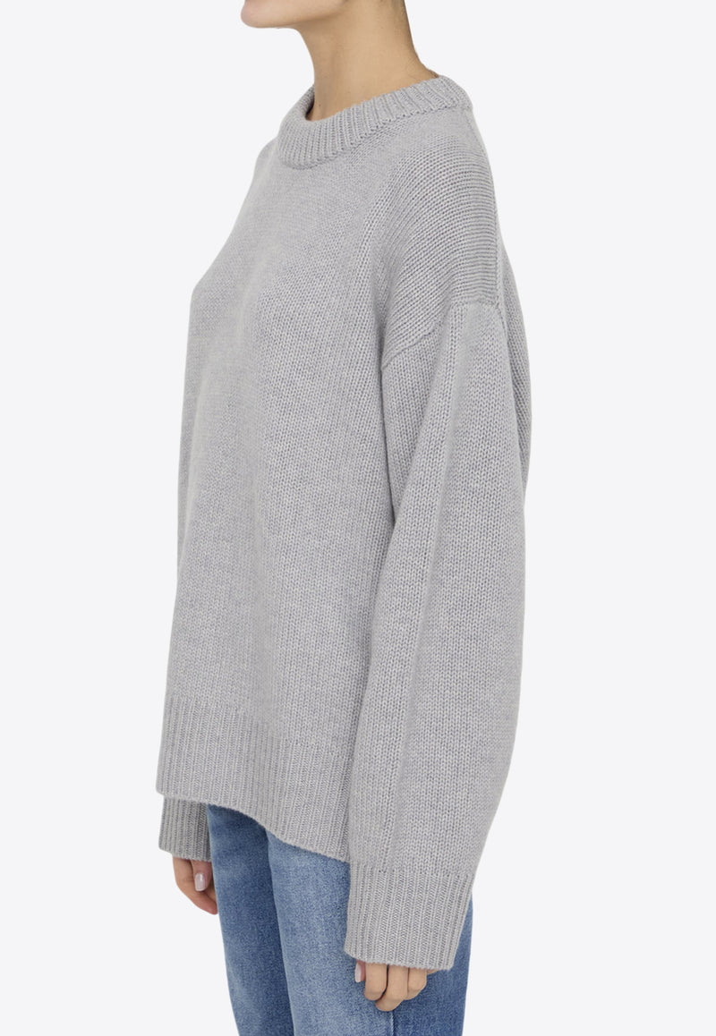 Lisa Yang Renske Oversized Cashmere Sweater Gray 2023214--DO