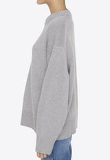 Lisa Yang Renske Oversized Cashmere Sweater Gray 2023214--DO