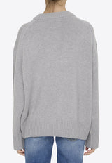 Lisa Yang Renske Oversized Cashmere Sweater Gray 2023214--DO