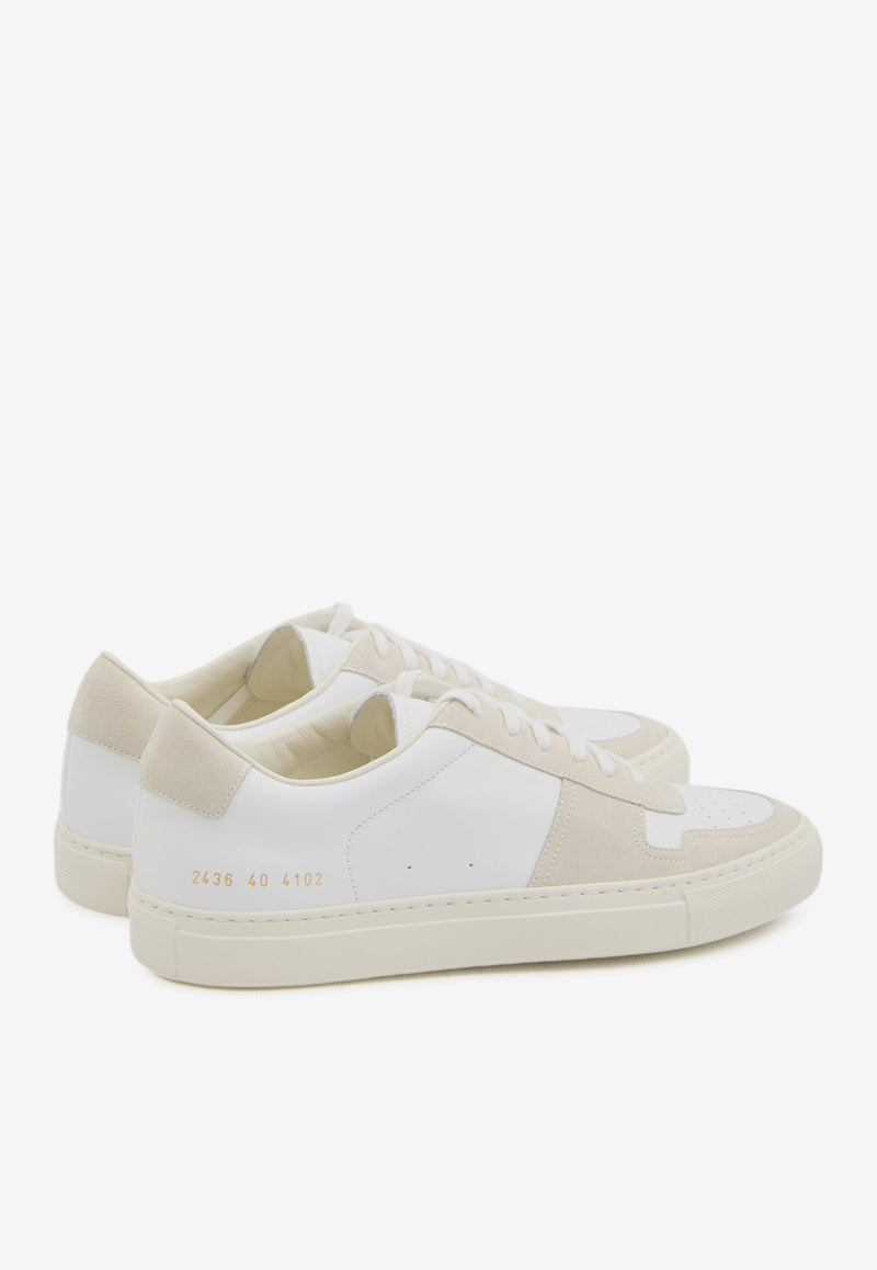 Common Projects B-ball Duo Leather Sneakers White 2436--4102