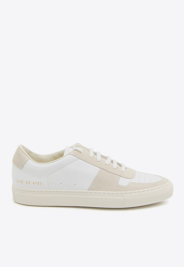 Common Projects B-ball Duo Leather Sneakers White 2436--4102