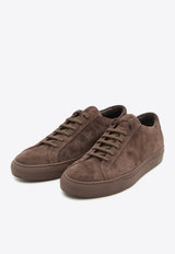 Common Projects Original Achilles Suede Sneakers Brown 2431--3625